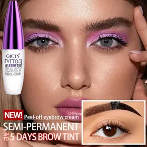 Waterproof Semi Permanent Eyebrow Dye Gel. Anti Fading, Long Lasting. Easy to Remove, Lightweight Texture. Natural Tattoo Effect. Daily Use, Beginner Friendly. 5 Days Perfect Brows. Cruelty Free. Ideal Beauty Gift for Women.