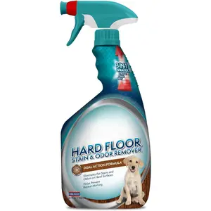 Hardwood Floor Cleaner for Pets - Enzyme-Powered Stain & Odor Eliminator - Urine & Poop Smell Remover - Pro-Bacteria Cleaning Formula - Strong Pet Accident Solution - 32 oz Spray Bottle cat  spray flip cover cat  gadgets