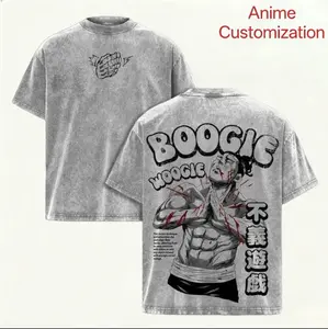 Aoi Todo Boogie Woogie Tee Washed – Jujutsu Kaisen Execution × Shibuya Incident Movie Edition Vintage Oversized Heavy Cotton Anime Manga T-Shirt, Cursed Energy Battle Mode Graphic Top, Retro Unisex Streetwear Sorcerer Power Pose  anime merchandise