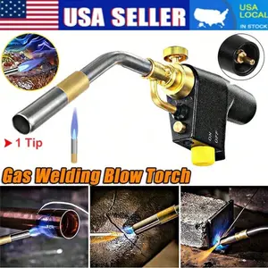 Adjustable Propane Torch with Auto-Ignition welding torch Propane TorchHead with Lgniter, Without propane tank