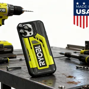 RYOBI Tool-Inspired Phone Case - Made in USA! Level Up Your Tech with This Bold Design, Perfect for DIY Enthusiasts and Tool Brand Fans For IPhone 17 16 15 14 13 12 11 PRO PLUS MAX AIR  Drop-proof Transparent Casual Soft Silicone Mobile Phone Case L539