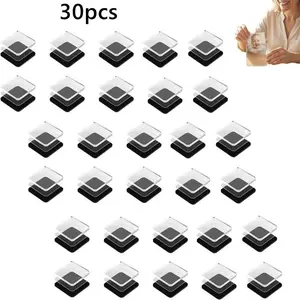 30pack DIY Acrylic Fridge Magnets Kit with Adhesive Backing, Square Magnetic Photo Frames with Stunning 3D Effect, Easy Magnet Making, No Tools Needed, for Crafts, Cabinets Classrooms