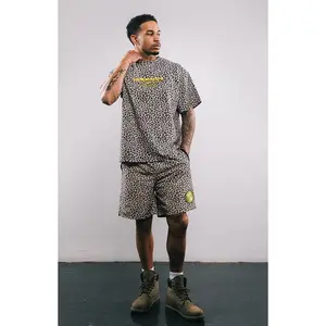 RODMAN BRAND Men's Cheetah 7.5" Swim Trunks