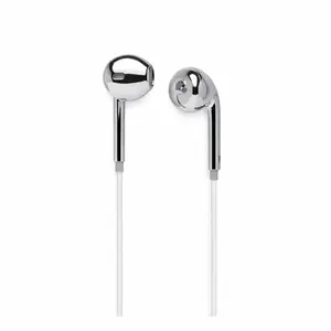 Limited Edition Wired Earbuds for iPhone Lightning – Chrome Gold Blue Silver Aesthetic Earphones Synth Archive