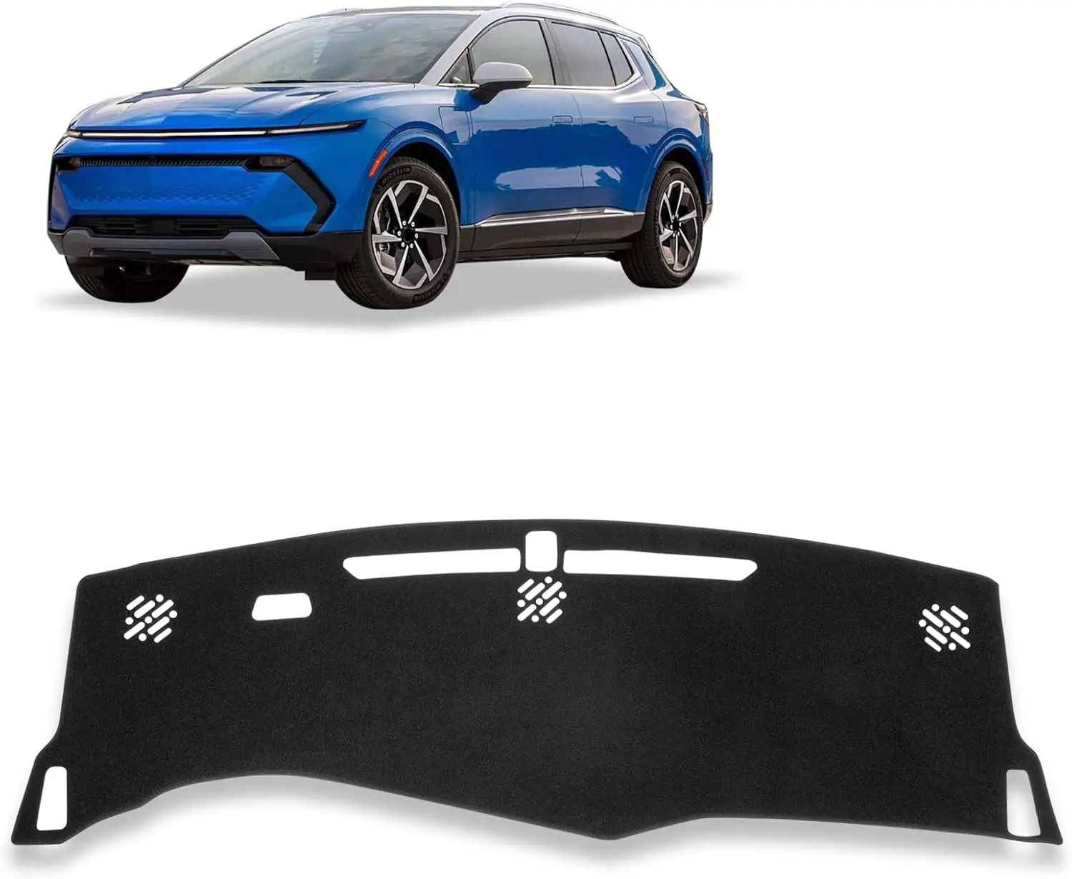 Dash Cover Compatible with Chevy Equinox 2025 2026 Dashboard Cover HRV Accessories Dashboard Mat Sunshade Anti-Slip Protector No Glare (Not for Equinox EV)