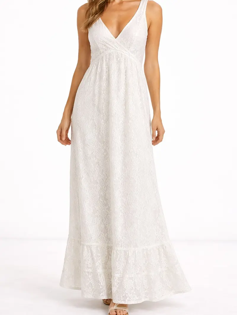 chinese dress ladies Ivory Maxi Dress