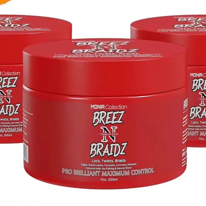 3 packs of  Best braiding Gels