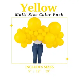 Yellow Balloon Pack with Optional Add-Ons