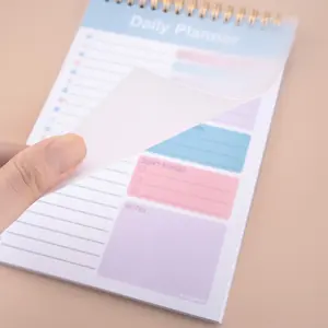 Random Color Daily To Do List Notepad, 1 Count 30-sheets Designed Daily Planner, Planner Notebook, Task Notebook for Work