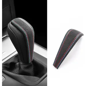 Car Gear Shift Knob Cover for BMW E81 E82 E87 E90 E92 E93 F01 E65 E48 E85 E86 Interior Accessories