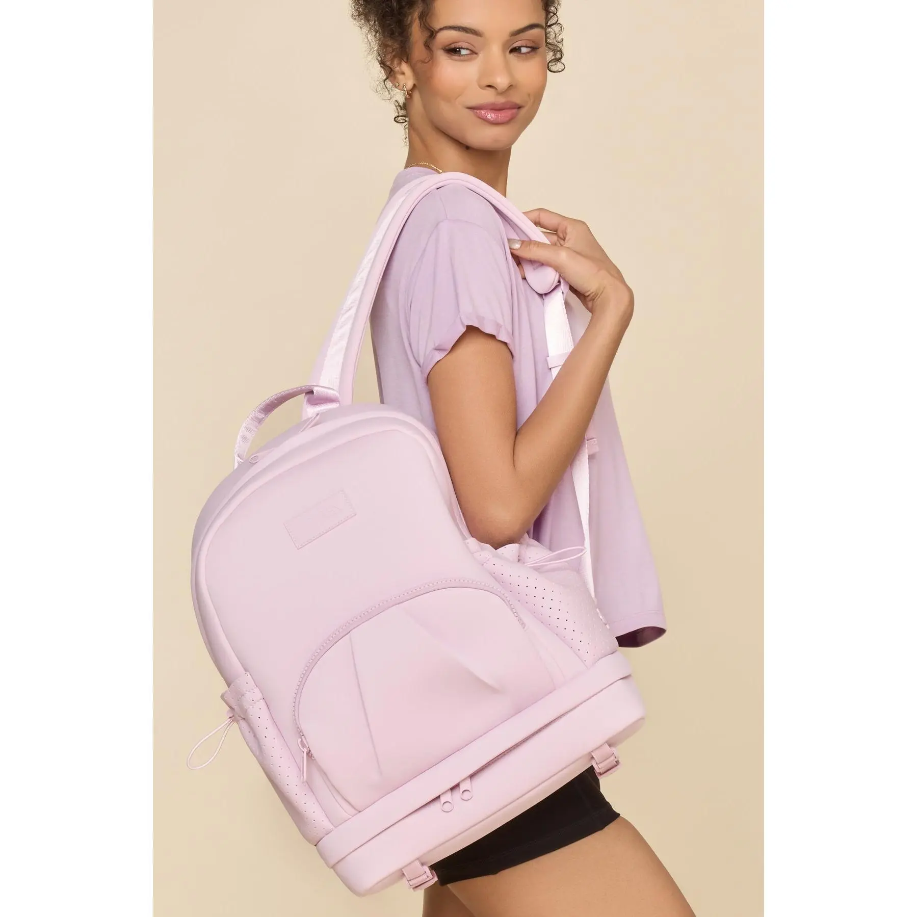 POPFLEX Cora School Style Backpack - Baby Pink