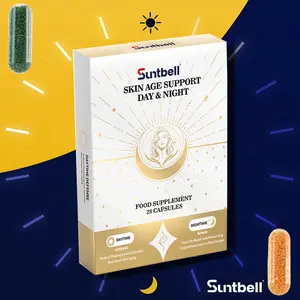 Day Defense + Night Repair Capsule - For Skin Aging Support,Energy, Supports Cellular Renewal ,Anti Aging - Gymnema Sylvestre,Fusidic Acid - Food Supplement For Daytime&Nighttime - 28 Capsules