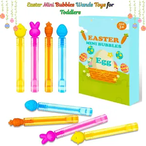 20 Pack Easter Mini Bubbles Wands Toys for Toddlers – Small Bubble Party Favors for Kids – Easter & Valentine’s Day Gifts, Goodie Bag Stuffers, Non-Candy Classroom Prizes