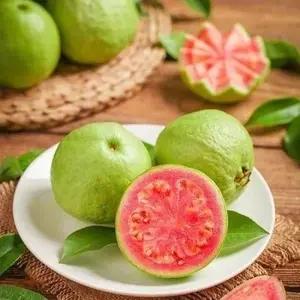 40Pcs Red Flesh Guava Seeds – Sweet & Refreshing Tropical Fruit for Your Garden