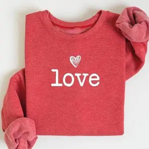 Cute Love Valentines Sweatshirt, Womens Valentines Hearts Shirt, Teacher Valentine, Mom Heart, Valentines Day Gift