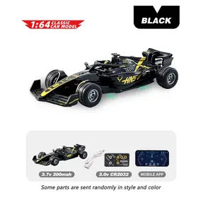 1/64 Mini Remote Control Car Toy, suitable for 6-year-old boys, small RC car model, 1 speed mode, adult desktop toy racing car