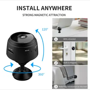 A9 Mini Wireless Camera 1080P HD, WiFi Mobile Surveillance with Motion Detection, Smart Home Security & Baby Monitor