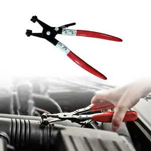 Car Tube Clamp Kit, Straight Head Water Pipe Disassembly Kit, Straight Clamping, Suitable for Disassembling Car Coolant Radiator Tube Clamp, Car Body Repair Tool, Disconnect Repair Tools