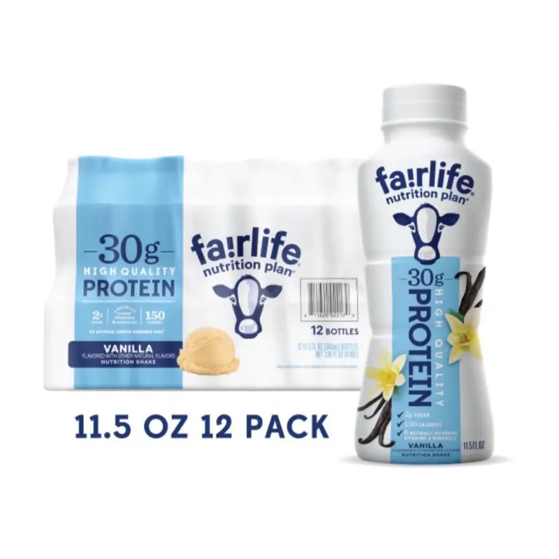 30g Protein Shake with Nutrition Plan - Vanilla Flavor, 11.5 fl. oz. Each, 12-Pack