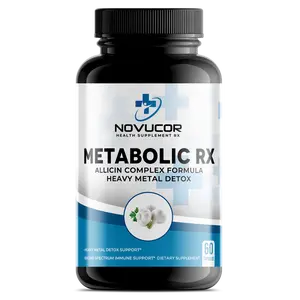 Allicin Complex Formula Metabolic Series Healthcare Dietary Vitamin Supplement for Adults - All Natural, Heart Health