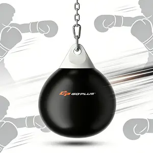 Water Punching Bag Hanging Heavy Bag Adjustable Weight Boxing Bag with Chain Home Gym MMA Training Equipment Perfect Gift for Men/Fathers Day