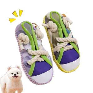 Interactive Dog Chew Toy Plush Squeak Shoe, Durable Pet Training Toy, Fun and Engaging Dog Play Accessory, Ideal for Daily Use