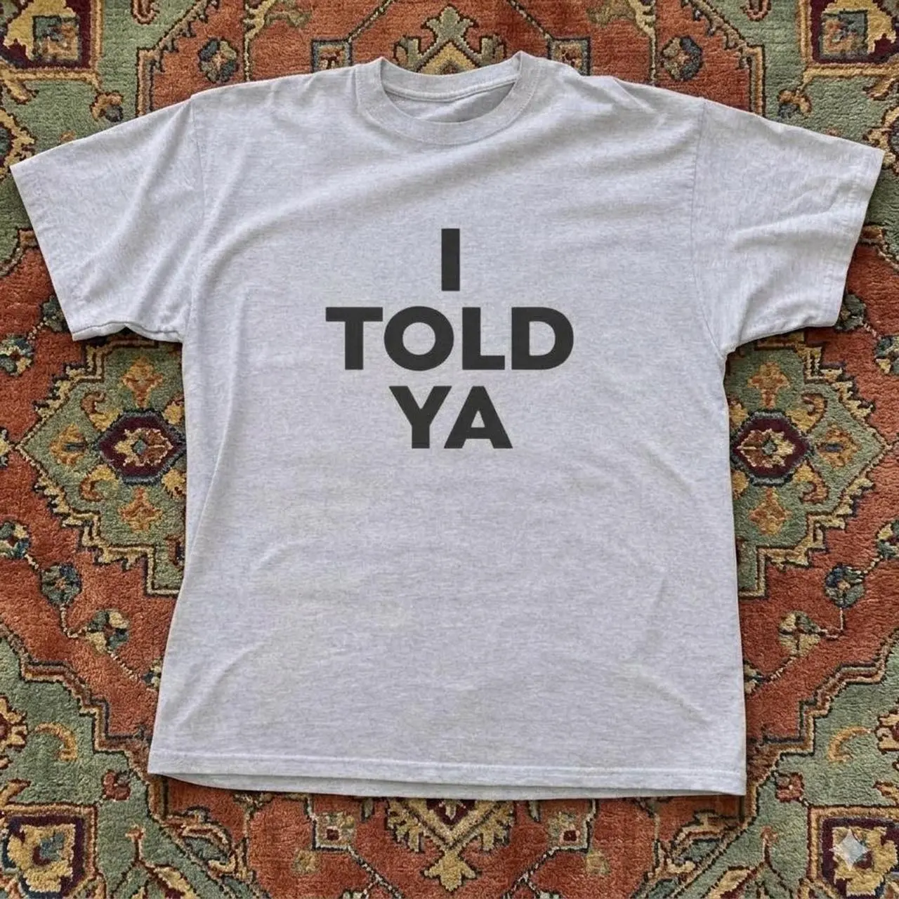 I Told Ya Zendaya Movie Quote Slogan Graphic T shirt and Baby Tee | Vintage 90s Aesthetic Pop Culture Streetwear | Minimalist Graphic Tee