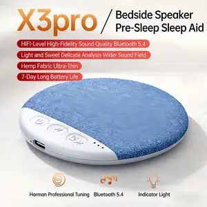 Bluetooth pillow speaker, helping you sleep well. Simple design, no need for headphones. Bluetooth technology, providing a comfortable listening experience. Ideal gift for holidays.