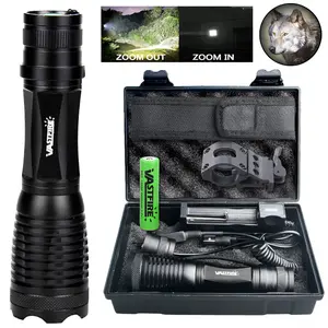 VASTFIRE High-Power High-Lumen Waterproof Flashlight Set with Multiple Clips, Suitable for Night Hunting, Outdoor Camping and Home Maintenance Emergency Lighting, High Lumen Flashlight