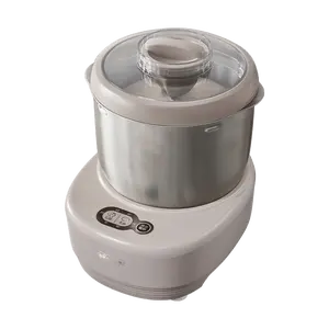 Bear BEAR 3.5L Automatic Dough Mixer - Stainless Steel Electric Kneading Machine, Multi-Function Fermentation & Mixing Chef Machine in Apricot Color