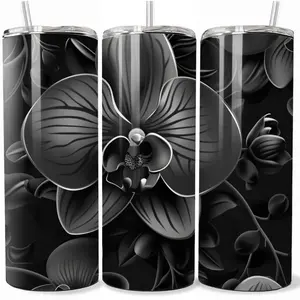 Black Orchid 20 oz tumbler