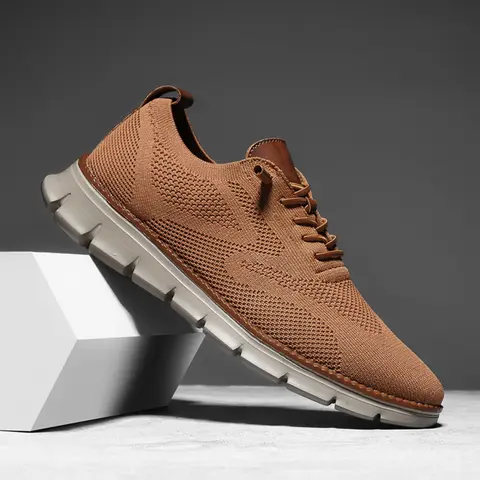 Sizes 40-48, Ten Colors Available,  Men's Fashion Plain Oxford Shoes, Breathable Lightweight Comfort, Slip-On Business Casual Walking Shoes, Business Style Footwear
