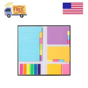 Sticky Notes Set, 410 Pack, School Supplies, Office Supplies, Planner Sticky Note Dividers Tabs