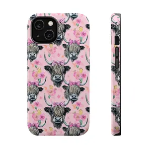 Pink Highland Cow Phone Case,phone Case Suitable for Iphone 11/12/13/14/15/16/17 Pro Promax Plus Air and Samsung S22/S23/S24/S25 Plus Ultra Fe, Cover, Accessories