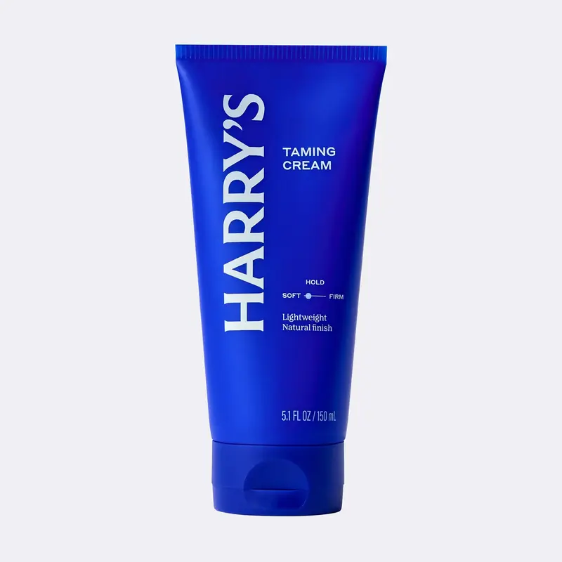 Harry's Taming Cream with Soft Hold and Natural Finish- Conditioning Haircare Formula for Men - Lightweight Styling Moisturizing