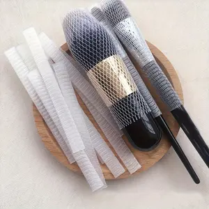 Cosmetic Brush Protection Net Cover to Prevent Brush Hair from Falling Out and Straighten Brush Hair, Suitable for All Sizes