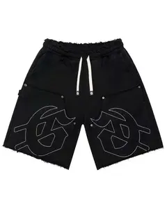 Godspeed Carpenter Distressed Shorts Black