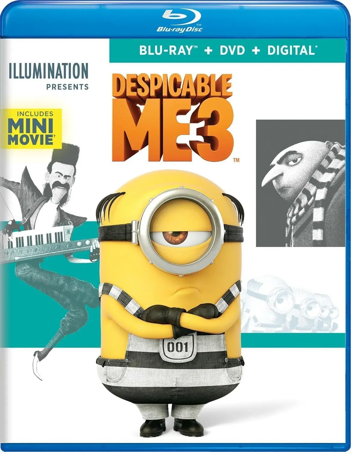 Despicable Me 3  [BLU-RAY MOVIE] With DVD, Special Ed, UV/HD , 2 Pack,