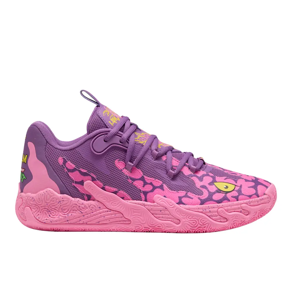 PUMA Mens Hoops X Tmnt Mb.03 Lo Krang Basketball Sneakers Shoes - Pink, Purple