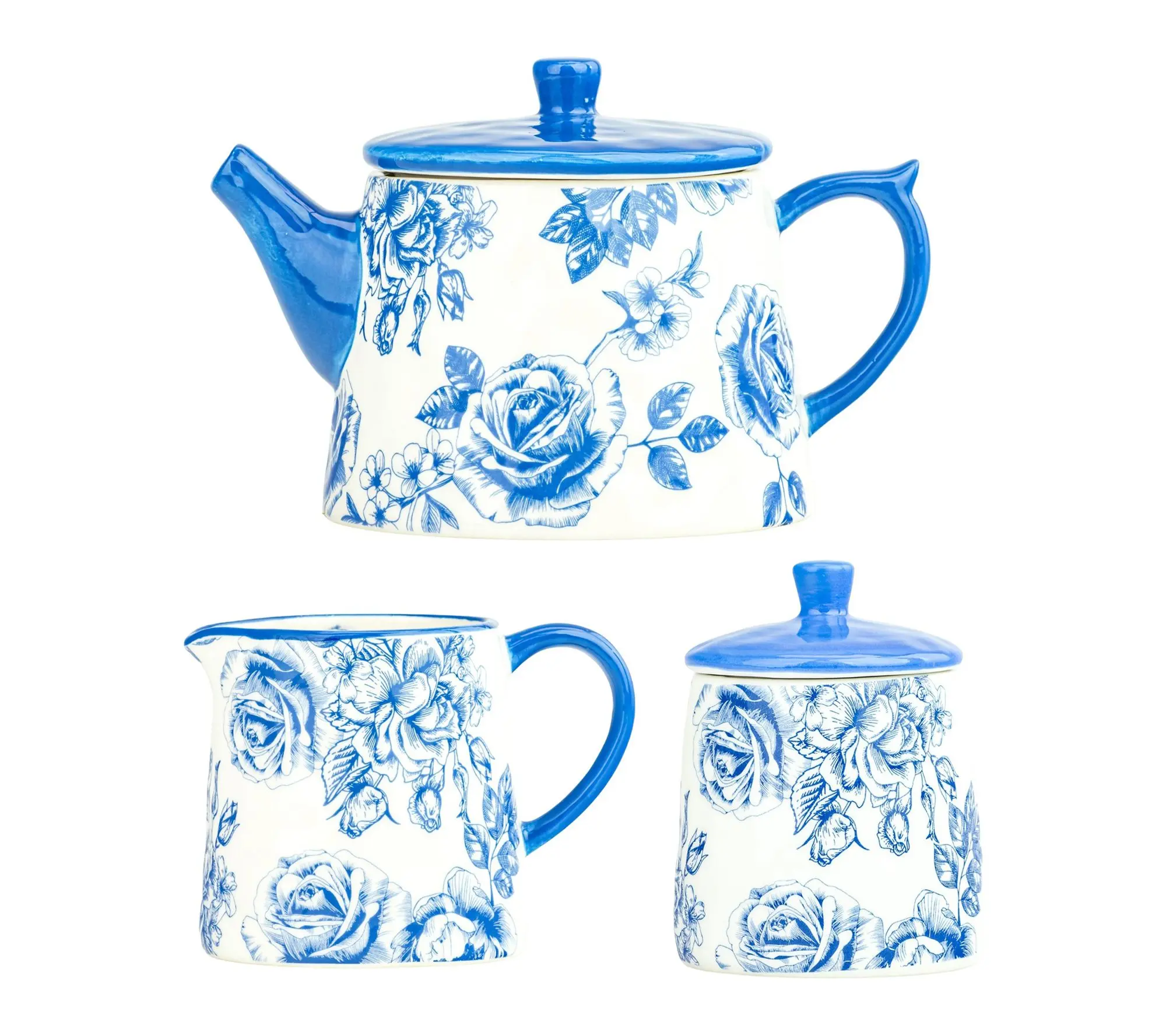 10 Strawberry Street Bella 3 pc. Tea Service Set