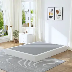 Box Spring - 7 Inch High Profile Box Spring for  Bed, Sturdy Metal Frame Mattress Foundation, Easy Assembly, Quiet & Noise-Free