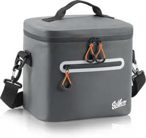 Soft-Sided Cooler Bag, 7/16/30 Can Portable Ice Chest Box, , Leak-Proof, Insulated Cooler for Lunch, Beach, Drink, Beverage, Travel, Camping, Picnic