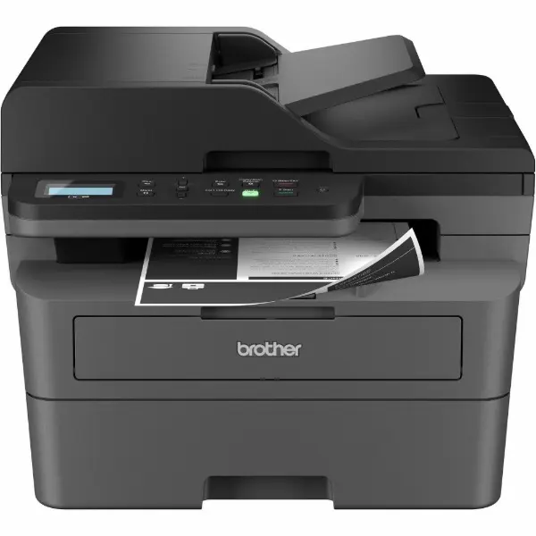 Restored Wireless Monochrome Laser All-in-One Printer with Automatic Duplex Printing, Copying, Scanning, 50-Sheet Automatic Document Feeder and Dual-Band Wi-Fi
