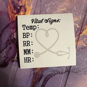 Vital Signs Sticky Notes for Vet Tech’s & More! (02)