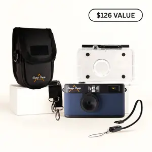 Camp Snap Ultimate Bundle - Screen-Free Camera, Bag, USB-C to USB-C Lanyard Cable & Waterproof Case Camp Snap Ultimate Bundle - Screen-Free Camera, Bag, USB-C to USB-C Lanyard Cable & Waterproof Case