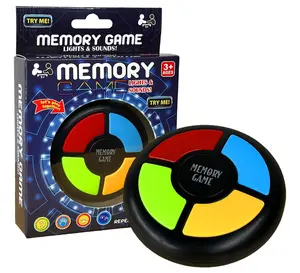 Memory Game Handheld Electronic Toy, Color Memorizing with Lights and Sounds