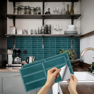 Instant Backsplash Brick Stickers Waterproof Heat Resistant Easy Install