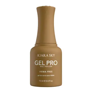 Kiara Sky Gel Pro - Dijon Vu HEMA-Free + TPO Free Nail Gel Polish | Intense Pigmentation, Long-Lasting Wear | Finish: Cream 15ml