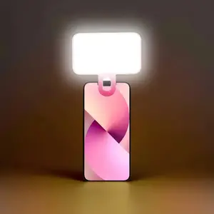 Portable Rechargeable Video Light for Video Calls, Three Lighting Modes, Ideal for Laptops, Phones, Tablets, Makeup, Selfies, Live Streaming, Selfie Led Lights