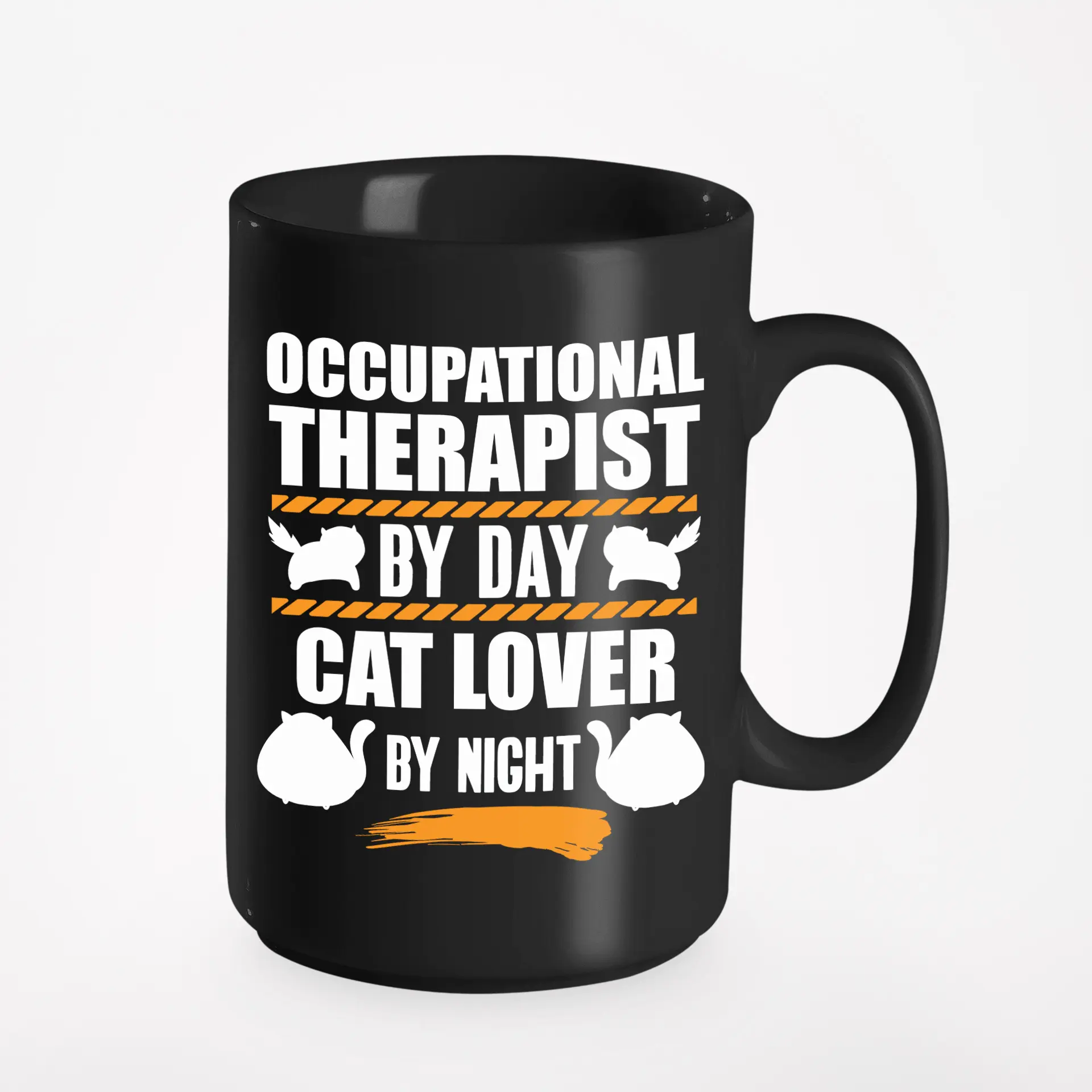 Occupational Therapist, Black 15oz Ceramic Mug